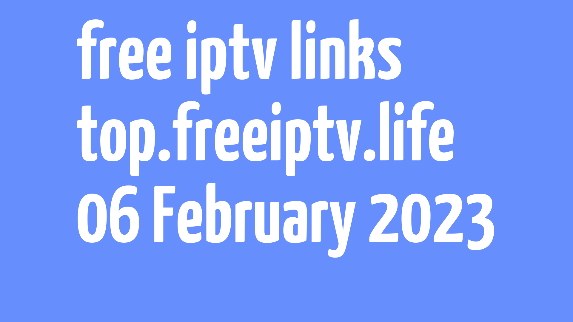 free iptv links 050223